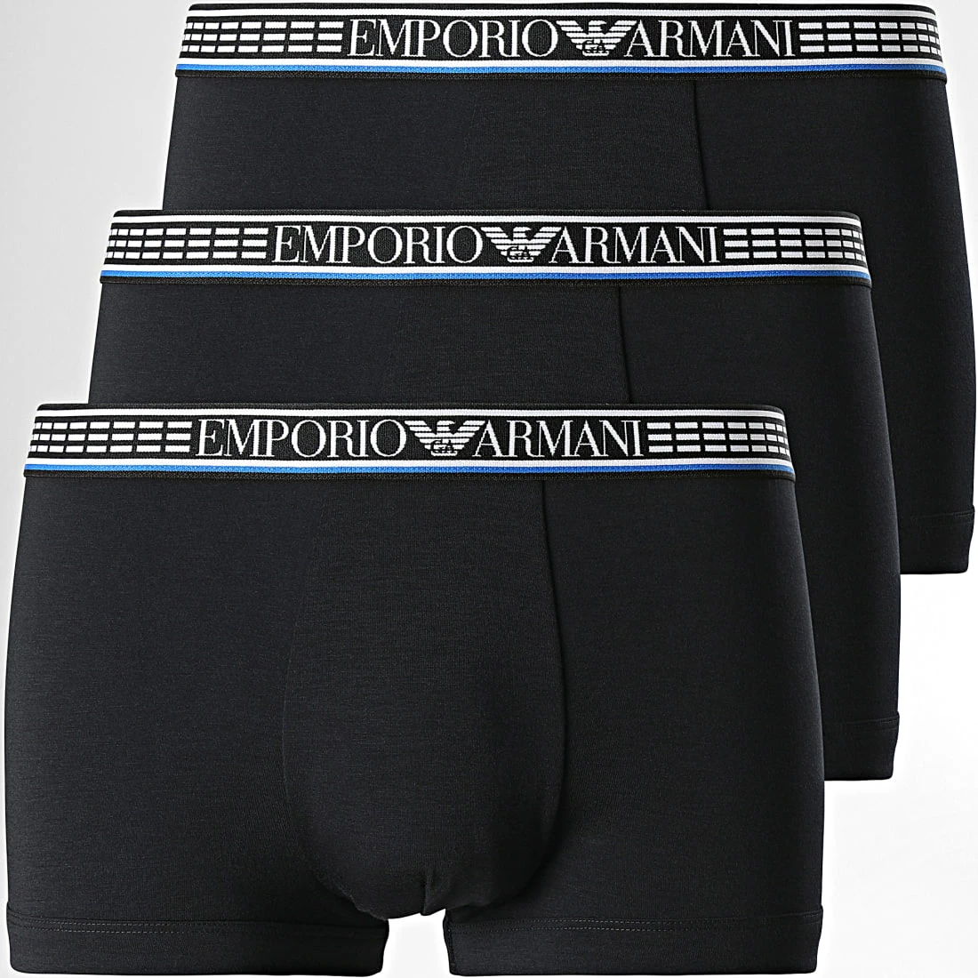 Promo 👏 Lot De 3 Boxers 111357 2R728 Noir de Emporio Armani 🎉 1 Promo 👏 Lot De 3 Boxers 111357 2R728 Noir de Emporio Armani 🎉