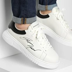 Top 10 🎁 Baskets X4X264 XM670 Off White Black de Emporio Armani 🎁