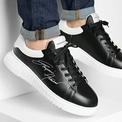 Vente flash ⭐ Baskets X4X264 XM670 Black Off White de Emporio Armani 🔥