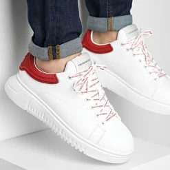 Les meilleures critiques de ✔️ Baskets X4X264 XN191 White Red de Emporio Armani 🤩