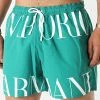 Grosses soldes 🔥 Short De Bain 211740-2R424 Vert de Emporio Armani ⭐