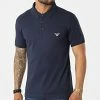 Budget ✔️ Polo Manches Courtes 211804 Bleu Marine de Emporio Armani 😀