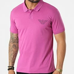 Sortie 🔔 Polo Manches Courtes 211854 Violet de Emporio Armani 💯