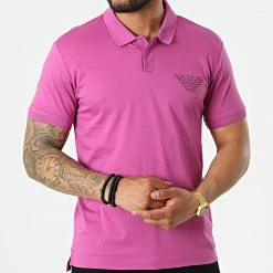 Sortie 🔔 Polo Manches Courtes 211854 Violet de Emporio Armani 💯 6 Sortie 🔔 Polo Manches Courtes 211854 Violet de Emporio Armani 💯 -Emporio Armani Soldes Boutique emporio armani 322412 211854 2R472 05873 20220613T160706 03