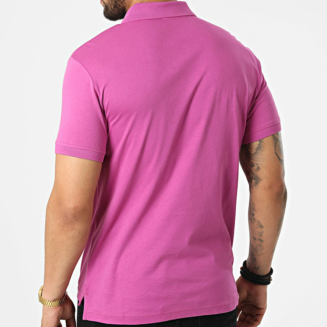 Sortie 🔔 Polo Manches Courtes 211854 Violet de Emporio Armani 💯 4 Sortie 🔔 Polo Manches Courtes 211854 Violet de Emporio Armani 💯 – Image 4