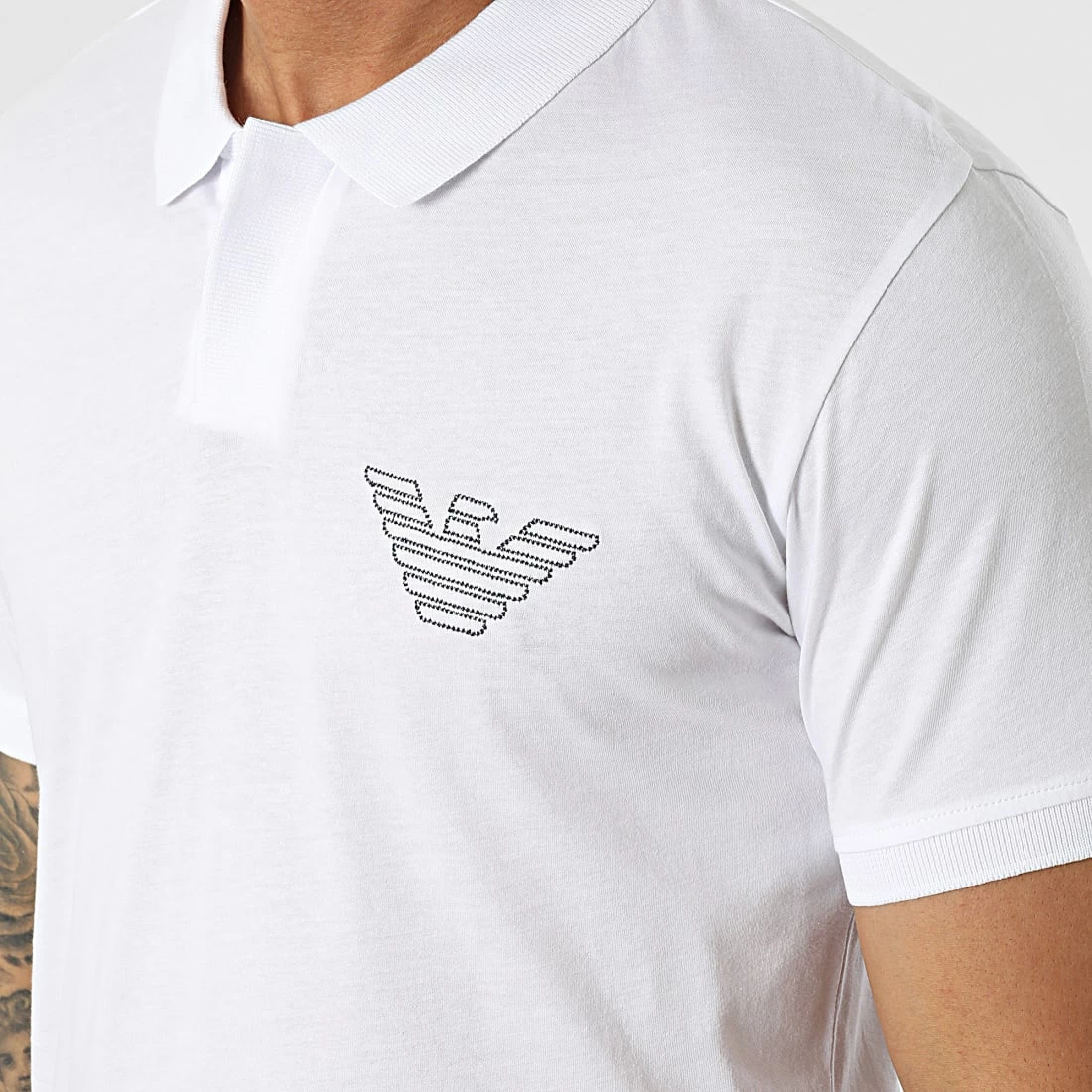 Budget 👏 Polo Manches Courtes 211854 Blanc de Emporio Armani 🔥 2 Budget 👏 Polo Manches Courtes 211854 Blanc de Emporio Armani 🔥 – Image 2