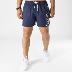 Sortie 😍 Short De Bain 211740-2R424 Bleu Marine de Emporio Armani 🤩 -Emporio Armani Soldes Boutique emporio armani 322437 211740 2R424 95135 20220608T141757 03