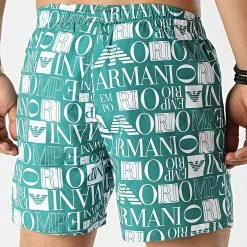 Nouveau 🎉 Short De Bain 211740 Vert de Emporio Armani 🔔 -Emporio Armani Soldes Boutique emporio armani 322441 211740 2R481 01185 20220614T145339 04