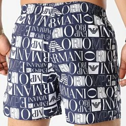 Coupon 😉 Short De Bain 211740-2R481 Bleu Marine Blanc de Emporio Armani 👏 -Emporio Armani Soldes Boutique emporio armani 322442 211740 2R481 06935 20220608T141351 04