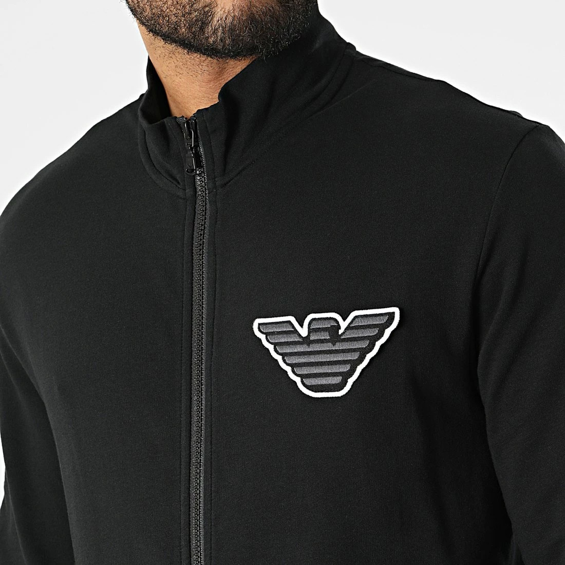 Meilleur prix 🔥 Veste Zippée 111532 Noir de Emporio Armani 🎁 2 Meilleur prix 🔥 Veste Zippée 111532 Noir de Emporio Armani 🎁 – Image 2