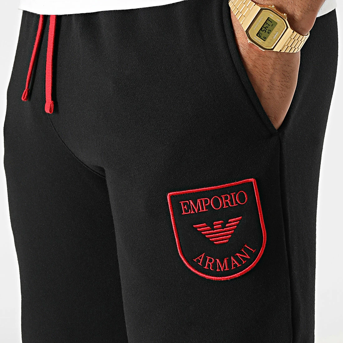Tout neuf 😍 Pantalon Jogging 111690 Noir de Emporio Armani 🤩 2 Tout neuf 😍 Pantalon Jogging 111690 Noir de Emporio Armani 🤩 – Image 2