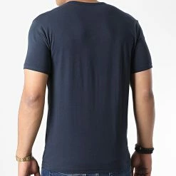 Vente flash 👍 Lot De 2 Tee 👚 Shirts 111849 2F717 Bleu Marine de Emporio Armani 🔔 -Emporio Armani Soldes Boutique emporio armani 325494 111849 2F717 27435 20220704T160019 04