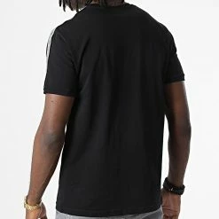 Le moins cher 😀 Tee 👕 Shirt A Bandes 111890 2F717 Noir de Emporio Armani 👏 -Emporio Armani Soldes Boutique emporio armani 325498 111890 2F717 00020 20220701T150647 04