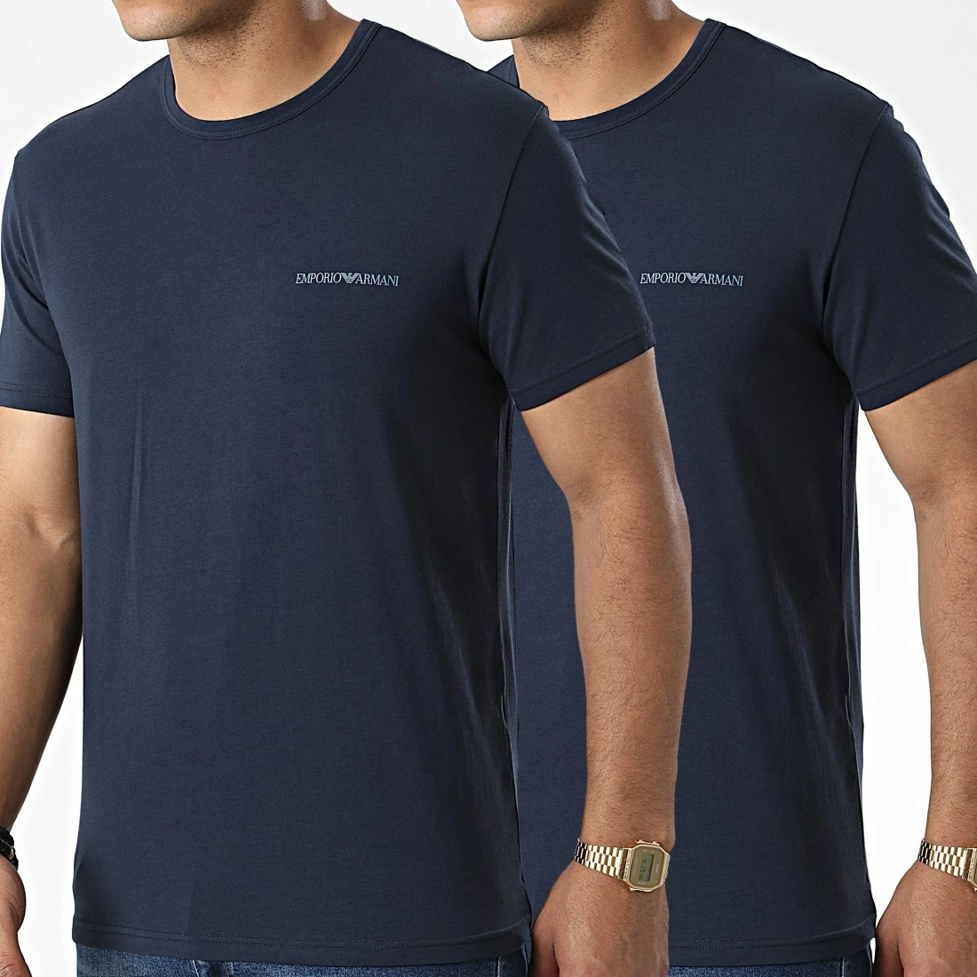 Grosses soldes ⌛ Lot De 2 Tee 👕 Shirts 111267 2F717 Noir de Emporio Armani 🎁 1 Grosses soldes ⌛ Lot De 2 Tee 👕 Shirts 111267 2F717 Noir de Emporio Armani 🎁