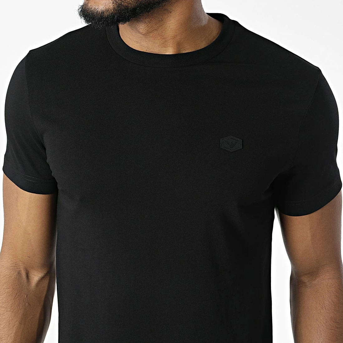 Meilleure vente 🎁 Tee 👚 Shirt 8N1TQ6-1JRGZ Noir de Emporio Armani 💯 2 Meilleure vente 🎁 Tee 👚 Shirt 8N1TQ6-1JRGZ Noir de Emporio Armani 💯 – Image 2