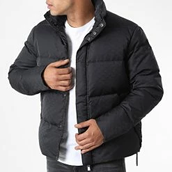 Promo 🛒 Doudoune 8N1BN3-1NHQZ Noir de Emporio Armani 🥰