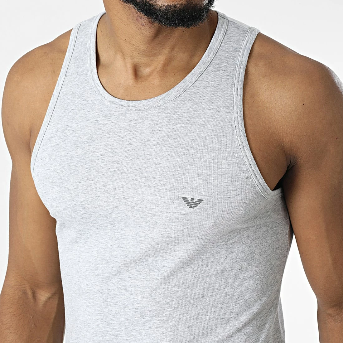 De gros 👏 Débardeur 110828-CC729 Gris Chiné de Emporio Armani 👏 2 De gros 👏 Débardeur 110828-CC729 Gris Chiné de Emporio Armani 👏 – Image 2