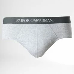Sortie 💯 Lot De 3 Boxers 110824 CC722 Bleu Marine Blanc Gris Chiné de Emporio Armani ✨ -Emporio Armani Soldes Boutique emporio armani 326788 110824 CC722 40510 20220719T152058 03