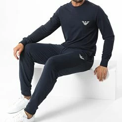 Coupon ❤️ Ensemble De Survetement 111943-CC575 Bleu Marine de Emporio Armani 👏