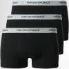 Tout neuf 🔔 Lot De 3 Boxers 111357 CC717 Noir de Emporio Armani ❤️