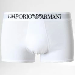Meilleure affaire 👏 Boxer 111389 CC729 Blanc de Emporio Armani 🔥