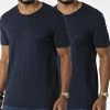 De gros ❤️ Lot De 2 Tee 👚 Shirts 111647-CC722 Bleu Marine de Emporio Armani 🌟