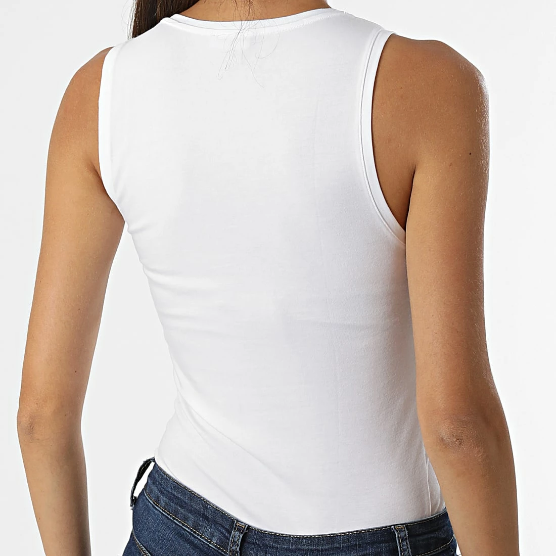 Vente flash 🤩 Débardeur Femme A Strass 163319-CC318 Blanc de Emporio Armani 🔔 4 Vente flash 🤩 Débardeur Femme A Strass 163319-CC318 Blanc de Emporio Armani 🔔 – Image 4