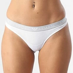 Grosses soldes 🤩 Lot De 2 Strings Femme 163337-CC318 Blanc Noir de Emporio Armani 😍 -Emporio Armani Soldes Boutique emporio armani 326925 163337 CC318 00911 20220729T151218 04