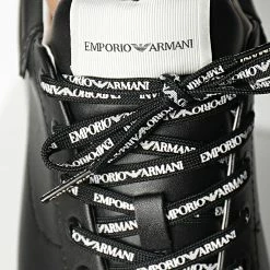 Remise ⌛ Baskets X4X264 XN191 Black Black de Emporio Armani ✨ -Emporio Armani Soldes Boutique emporio armani 328766 X4X264 XN191 K001 20220727T154445 03