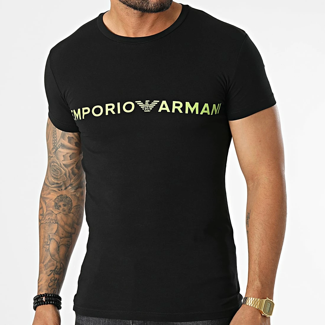 Tout neuf ✨ Tee 👕 Shirt 111035-2F516 Noir de Emporio Armani 🥰 1 Tout neuf ✨ Tee 👕 Shirt 111035-2F516 Noir de Emporio Armani 🥰