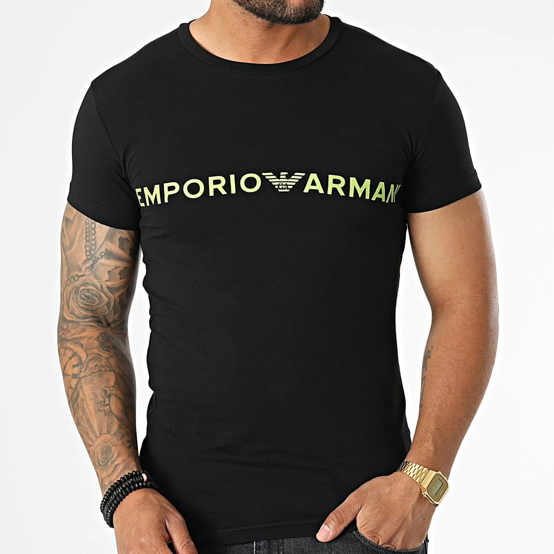Tout neuf ✨ Tee 👕 Shirt 111035-2F516 Noir de Emporio Armani 🥰 3 Tout neuf ✨ Tee 👕 Shirt 111035-2F516 Noir de Emporio Armani 🥰 – Image 3