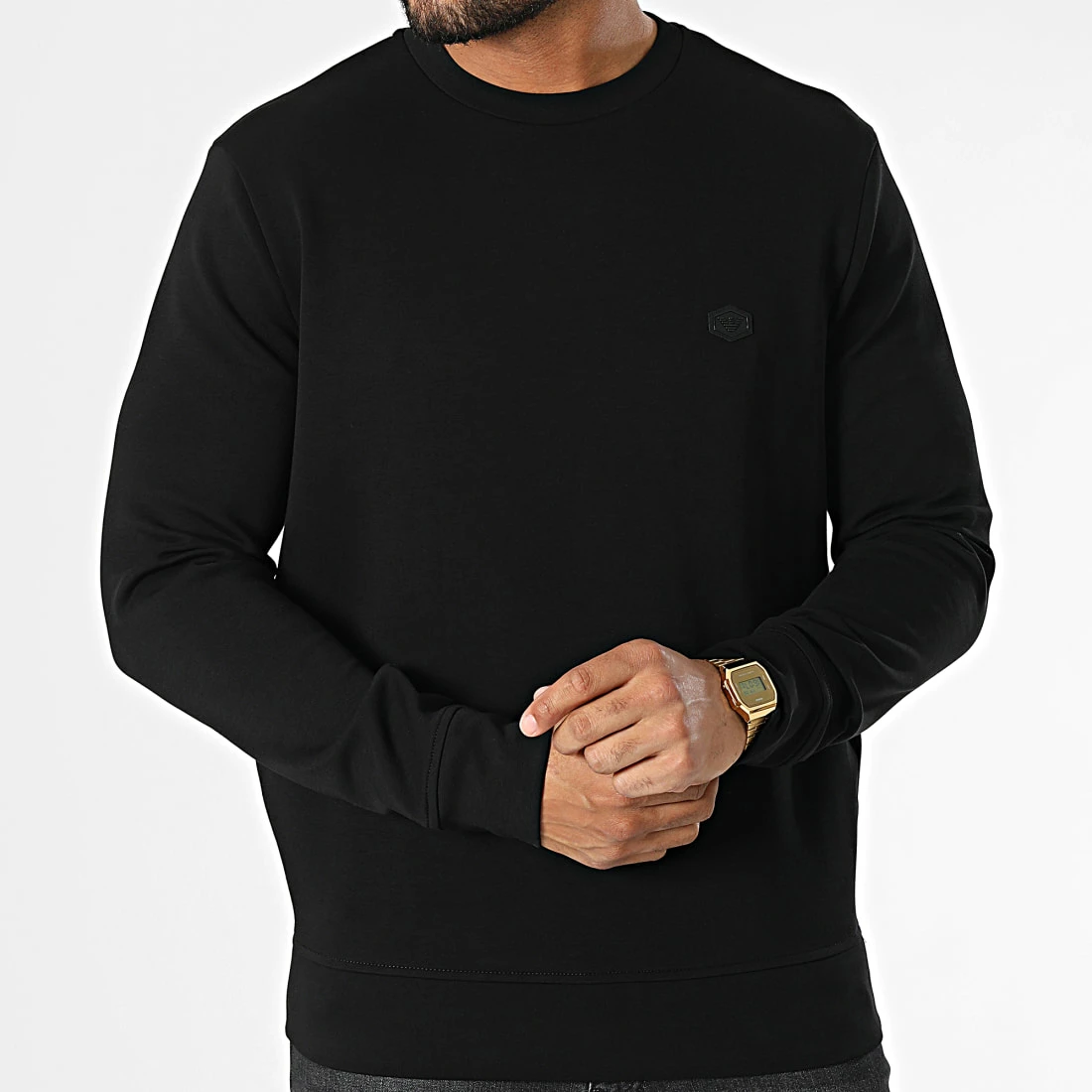 Coupon ✨ Sweat Crewneck 8N1MD1-1JHSZ Noir de Emporio Armani 🥰 3 Coupon ✨ Sweat Crewneck 8N1MD1-1JHSZ Noir de Emporio Armani 🥰 – Image 3