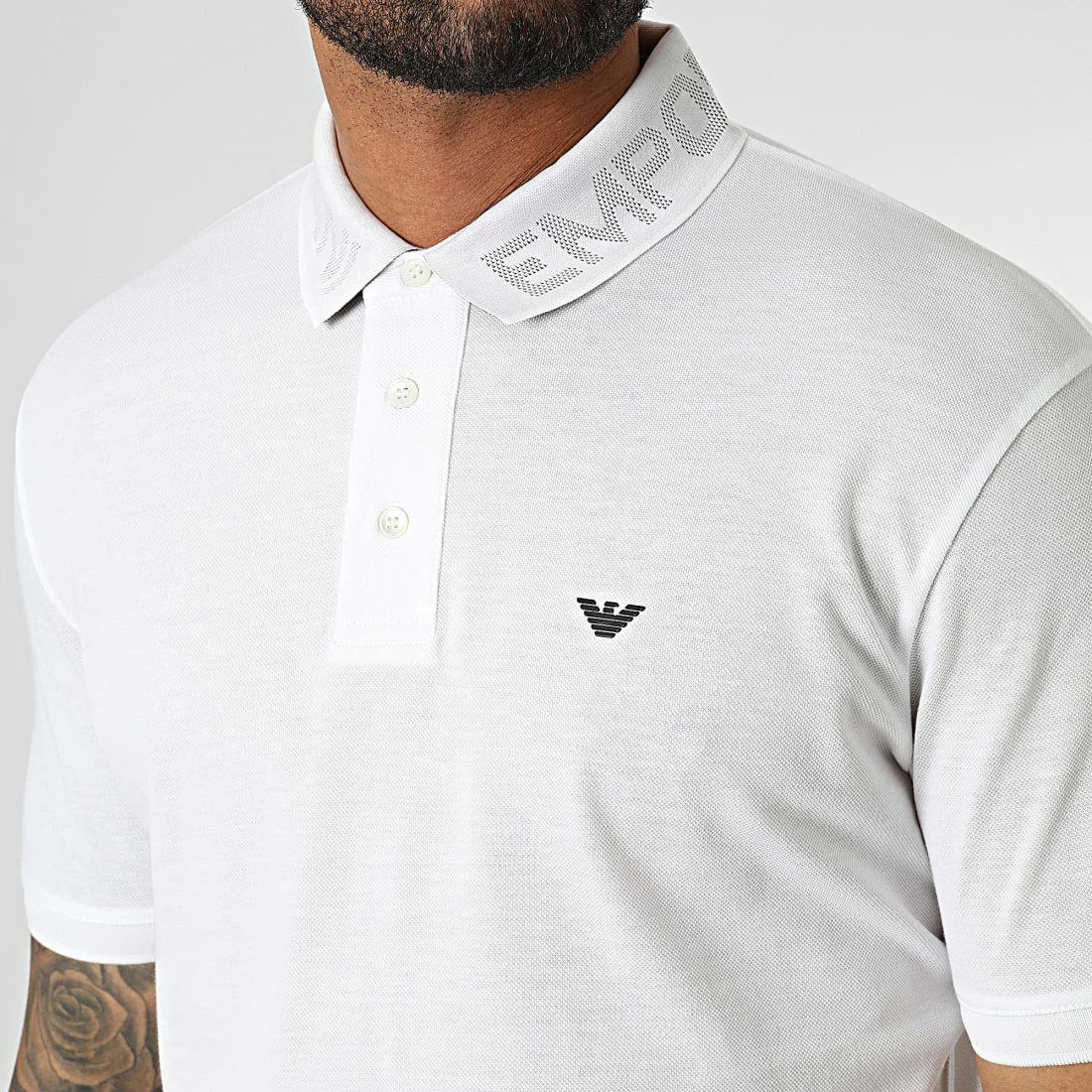 Promo 👏 Polo Manches Courtes 6L1F93-1JTKZ Blanc de Emporio Armani ✨ 2 Promo 👏 Polo Manches Courtes 6L1F93-1JTKZ Blanc de Emporio Armani ✨ – Image 2