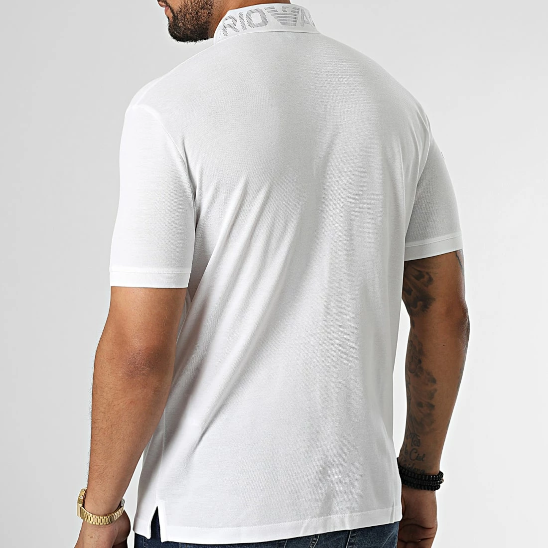 Promo 👏 Polo Manches Courtes 6L1F93-1JTKZ Blanc de Emporio Armani ✨ 4 Promo 👏 Polo Manches Courtes 6L1F93-1JTKZ Blanc de Emporio Armani ✨ – Image 4