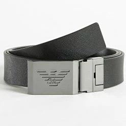 Promo 🔥 Ceinture Réversible Y4S504 Noir de Emporio Armani 👏 -Emporio Armani Soldes Boutique emporio armani 330177 Y4S504 Y132J 89861 20220811T152257 04