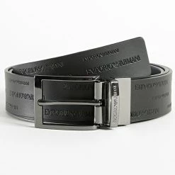 Nouveau 🤩 Ceinture Réversible Y4S426 Noir de Emporio Armani 😍 -Emporio Armani Soldes Boutique emporio armani 330179 Y4S426 YTU5J 88045 20220811T151649 03