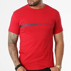 Sortie 😍 Tee 👚 Shirt 111971-2F525 Rouge de Emporio Armani ✨ -Emporio Armani Soldes Boutique emporio armani 331903 111971 2F525 12174 20220819T142707 03