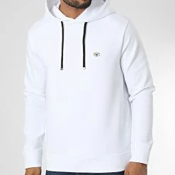 Sortie 👏 Sweat Capuche 8N1MD0-1JHSZ Blanc de Emporio Armani 🔔