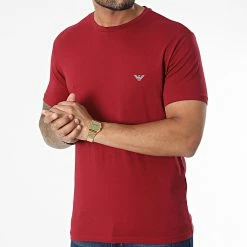 Tout neuf 🎉 Lot De 2 Tee 👚 Shirts 111267-2F720 Bleu Marine Bordeaux de Emporio Armani 👍 9 Tout neuf 🎉 Lot De 2 Tee 👚 Shirts 111267-2F720 Bleu Marine Bordeaux de Emporio Armani 👍 -Emporio Armani Soldes Boutique emporio armani 335877 111267 2F720 61735 20220922T152531 05