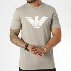 Remise ✨ Tee 👕 Shirt 8N1TN5 Beige de Emporio Armani 😀 -Emporio Armani Soldes Boutique emporio armani 340212 8N1TN5 1JPZZ 0148 20221014T151048 03