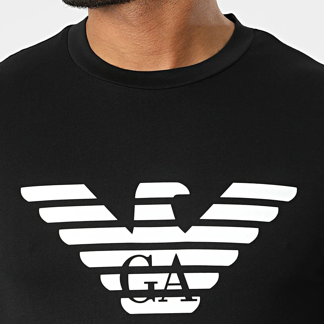 Budget 🌟 Tee 👚 Shirt Manches Longues 8N1TN8 Noir de Emporio Armani 💯 2 Budget 🌟 Tee 👚 Shirt Manches Longues 8N1TN8 Noir de Emporio Armani 💯 – Image 2