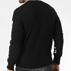 Le moins cher 🥰 Pull 6L1MXV Noir de Emporio Armani 👏 -Emporio Armani Soldes Boutique emporio armani 340215 6L1MXV 1MBZZ F018 20221011T160507 04