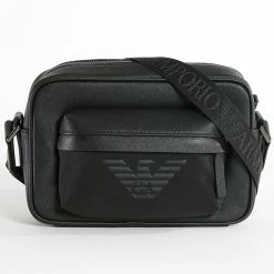 Nouveau 🎉 Sacoche Y4M360 Noir de Emporio Armani 💯