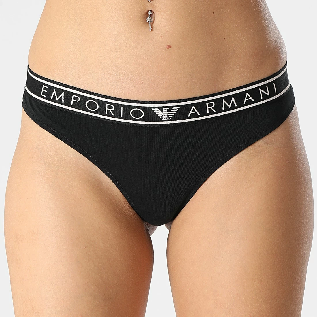 Grosses soldes ❤️ Lot De 2 👙 Bikinis Femme 163337 Noir de Emporio Armani ✔️ 2 Grosses soldes ❤️ Lot De 2 👙 Bikinis Femme 163337 Noir de Emporio Armani ✔️ – Image 2