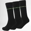 Meilleure vente 🥰 Lot De 3 Paires De Chaussettes 302402 Noir de Emporio Armani 👏