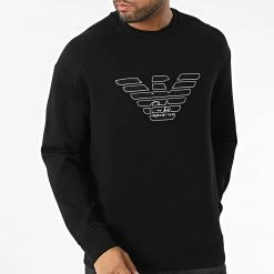 Remise 🛒 Sweat Crewneck Large 6L1ML8 Noir de Emporio Armani ⭐ 6 Remise 🛒 Sweat Crewneck Large 6L1ML8 Noir de Emporio Armani ⭐ -Emporio Armani Soldes Boutique emporio armani 340454 6L1ML8 1JHSZ 0035 20221014T152132 03