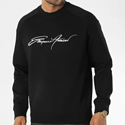 Acheter ✨ Sweat Crewneck Large 6L1ML8 Noir de Emporio Armani ❤️ -Emporio Armani Soldes Boutique emporio armani 340455 6L1ML8 1JHSZ 0055 20221011T160100 03