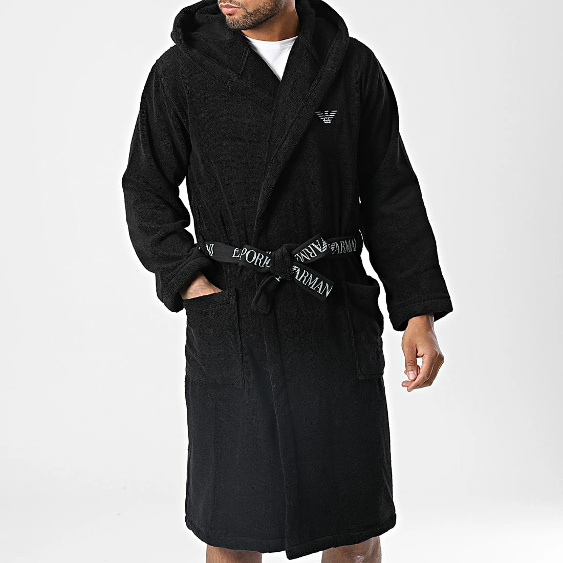 Tout neuf 💯 Peignoir 110799 Noir de Emporio Armani 🧨 3 Tout neuf 💯 Peignoir 110799 Noir de Emporio Armani 🧨 – Image 3