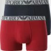 Coupon 🥰 Lot De 2 Boxers 111769 Bleu Marine Bordeaux de Emporio Armani ❤️
