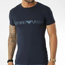 Meilleure affaire ⌛ Tee 👚 Shirt 111035 Bleu Marine de Emporio Armani ✨ -Emporio Armani Soldes Boutique emporio armani 340493 111035 2F729 00135 20221020T143225 03